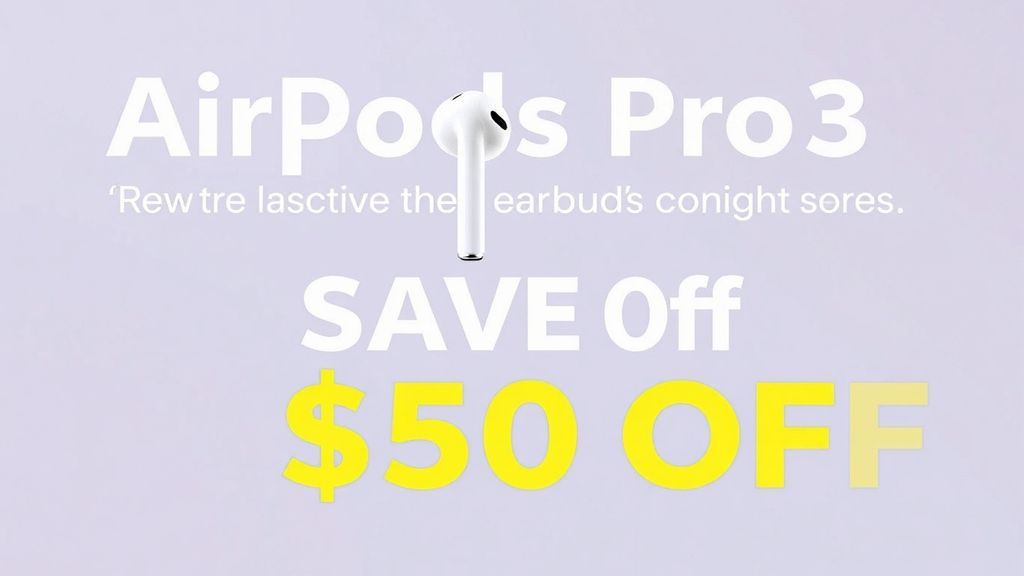 AirPods Pro 3惊现年度最低价！亚马逊春季大促提前泄露优惠